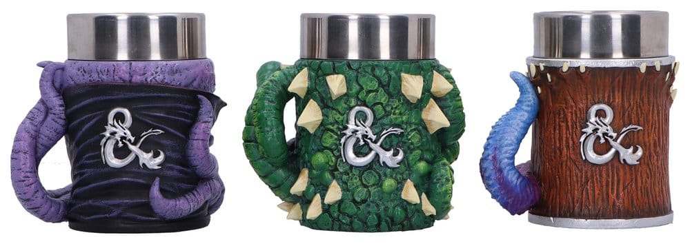 Dungeons & Dragons Lot de 3 mini-chopes Mini Monster 9 cm