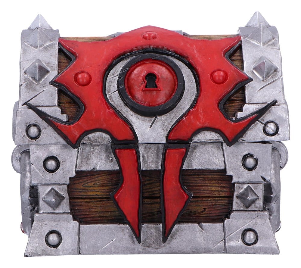 World of Warcraft boîte de rangement Treasure Chest Horde War 11 cm