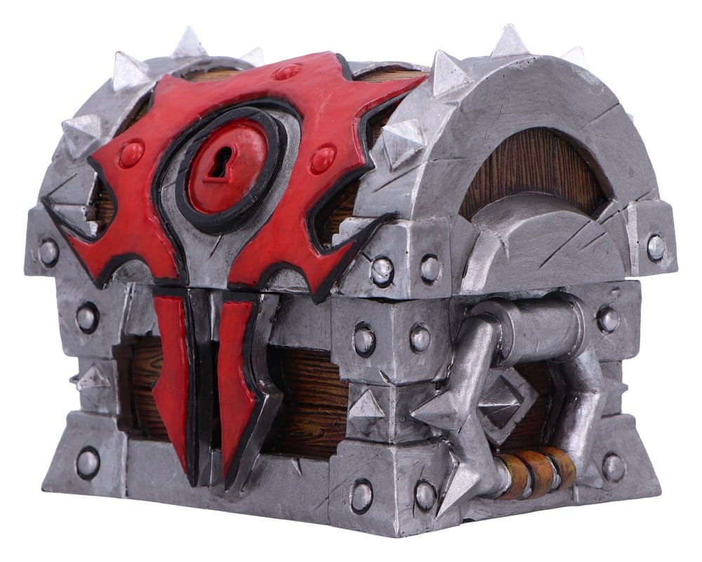 World of Warcraft boîte de rangement Treasure Chest Horde War 11 cm