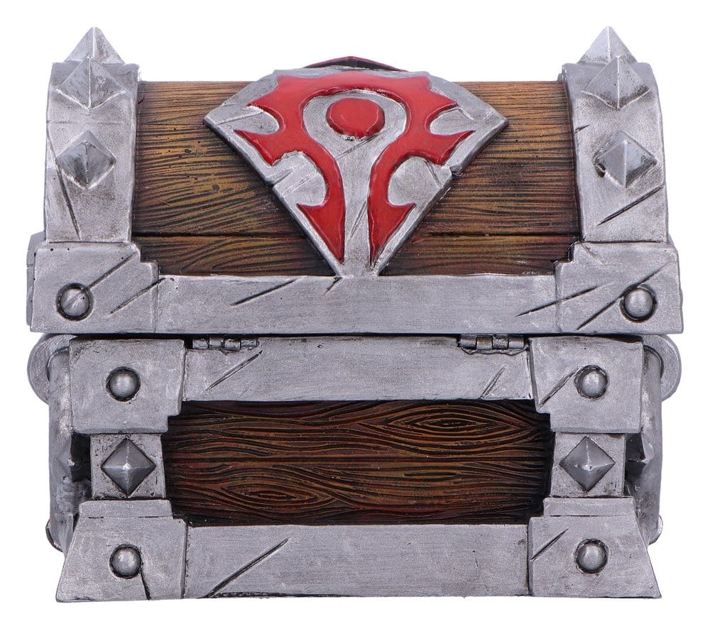 World of Warcraft boîte de rangement Treasure Chest Horde War 11 cm
