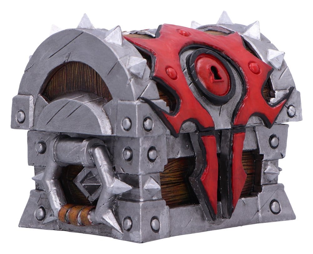 World of Warcraft boîte de rangement Treasure Chest Horde War 11 cm