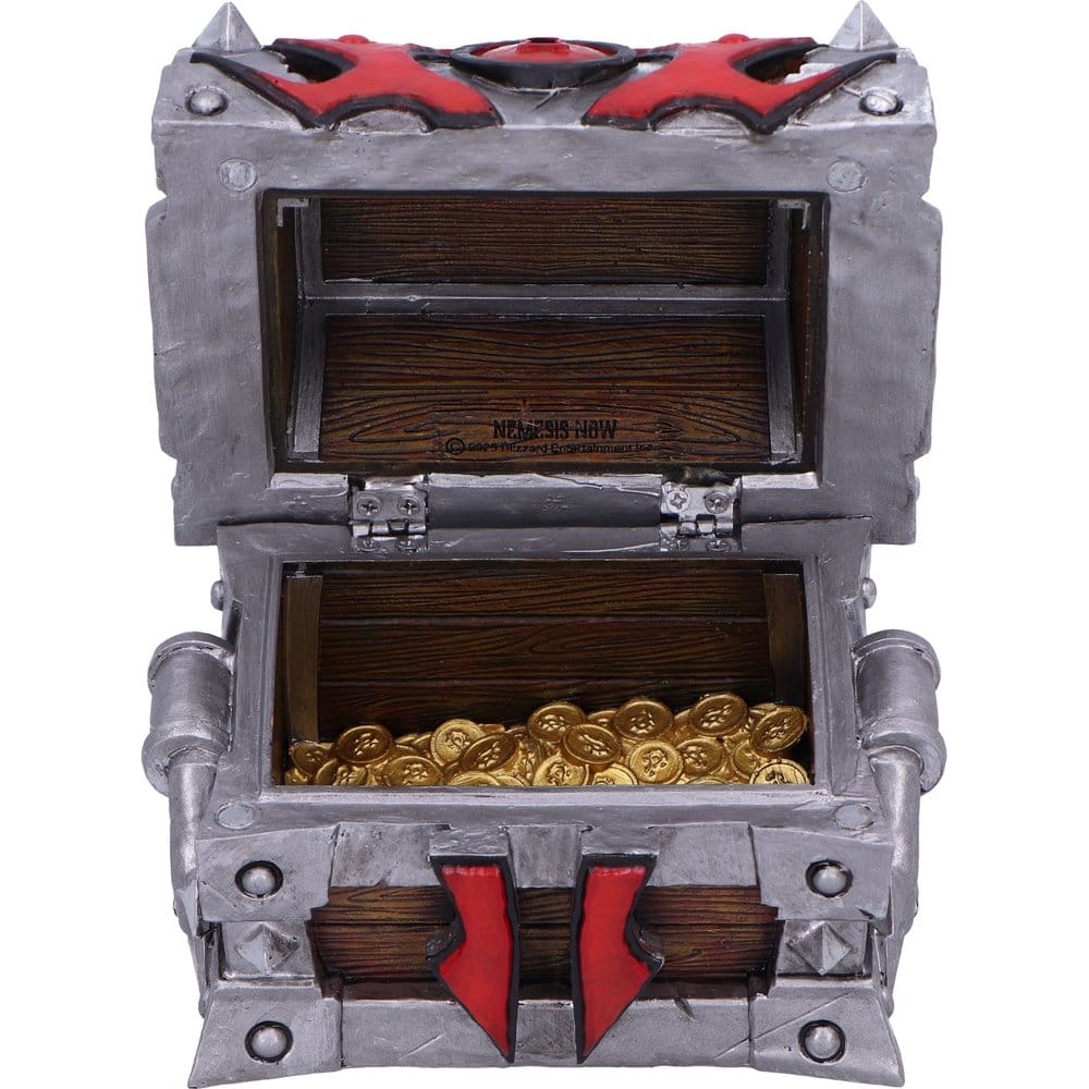 World of Warcraft boîte de rangement Treasure Chest Horde War 11 cm