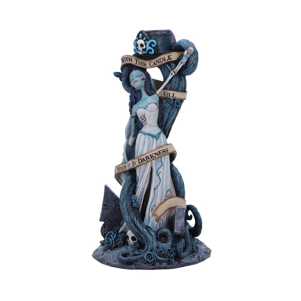 Les Noces funèbres bougeoir With This Candle Vow 19 cm