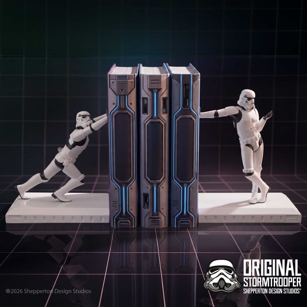 Original Stormtrooper serre-livres Working Hard Hardly Working 19 cm