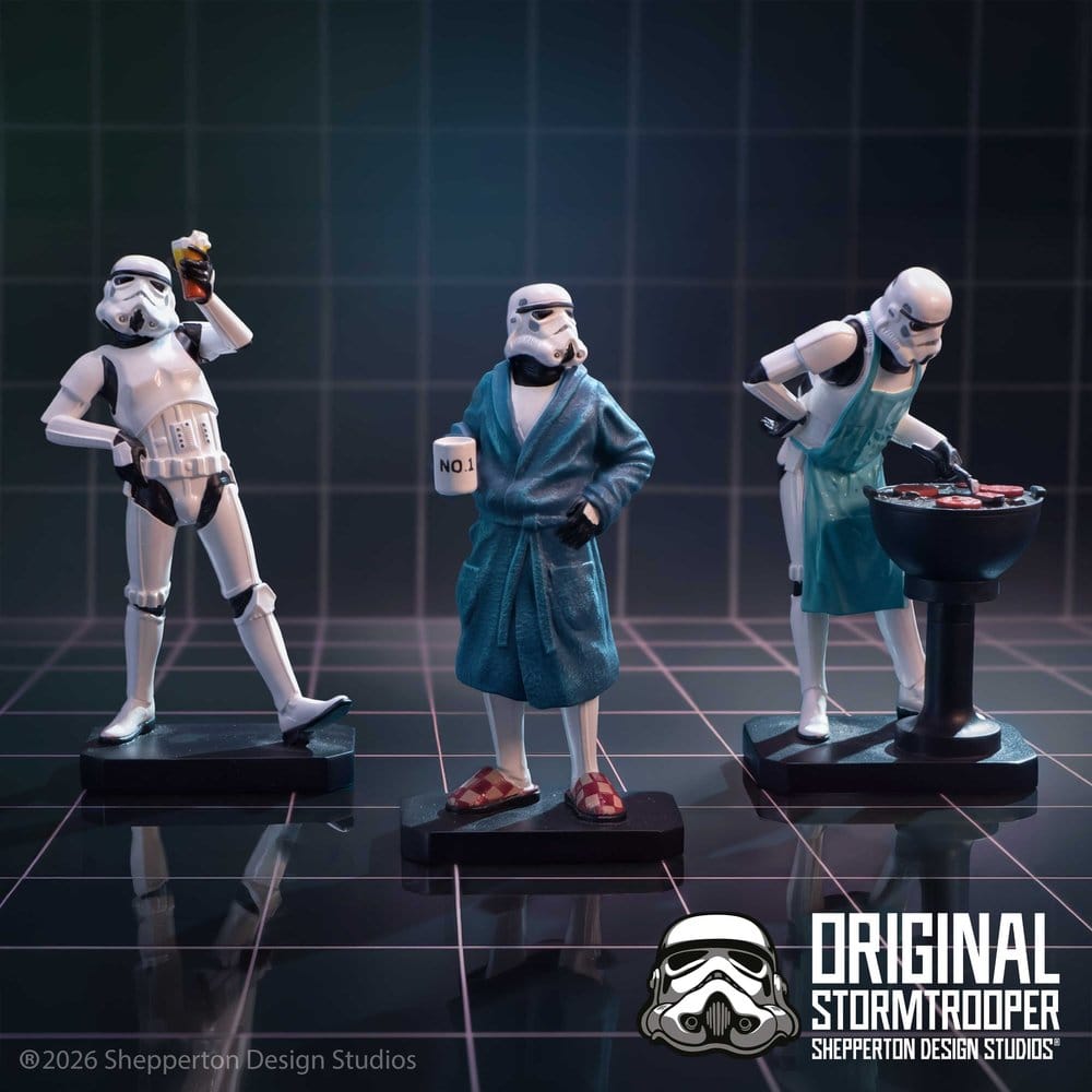 Original Stormtrooper figurines Set Living for the Weekend 11 cm