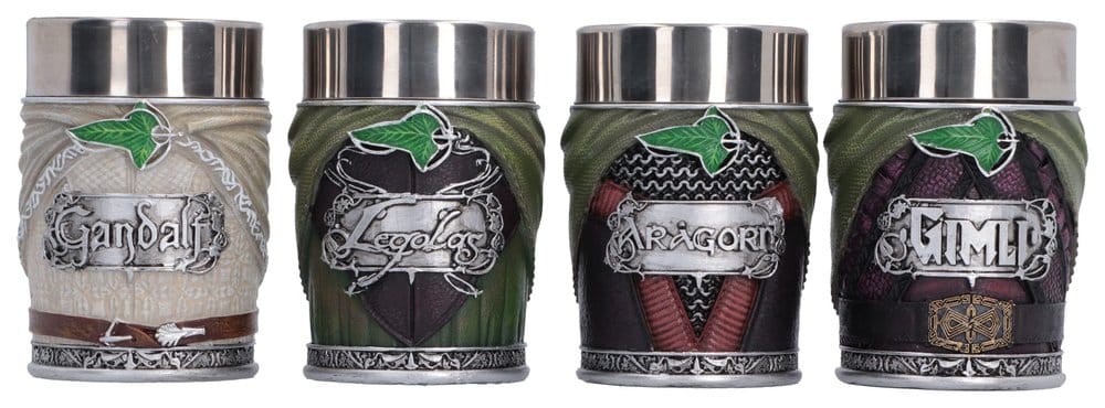 Le Seigneur des Anneaux set de mini tasses The Fellowship 4 cm