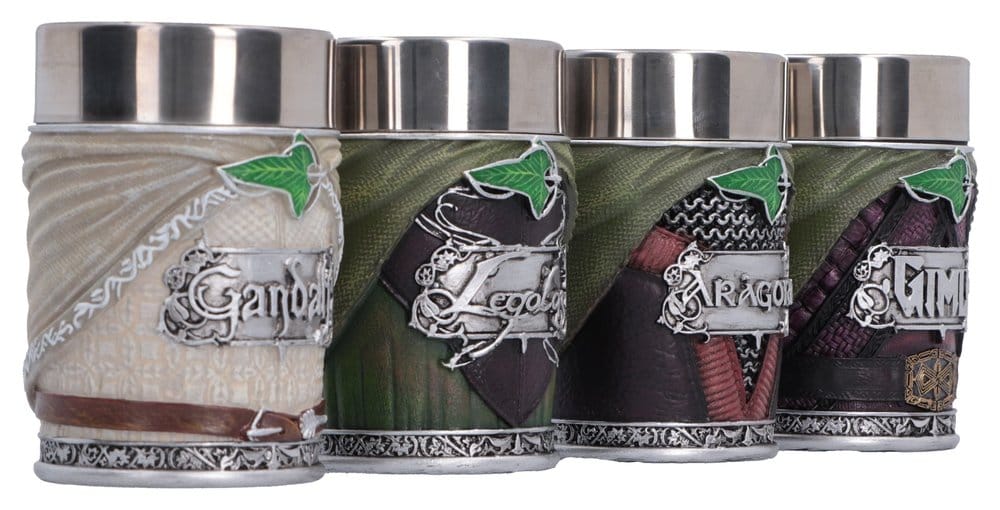 Le Seigneur des Anneaux set de mini tasses The Fellowship 4 cm