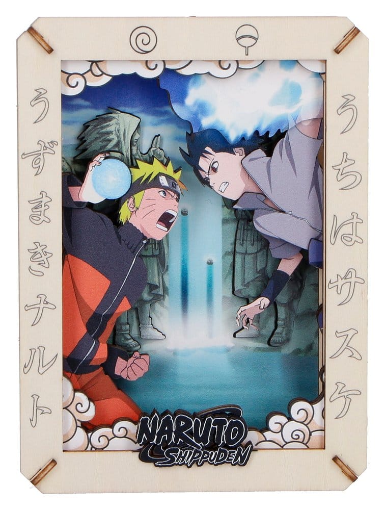 Naruto maquette Wooden Theatre The Final Valley (Medium) 14 cm