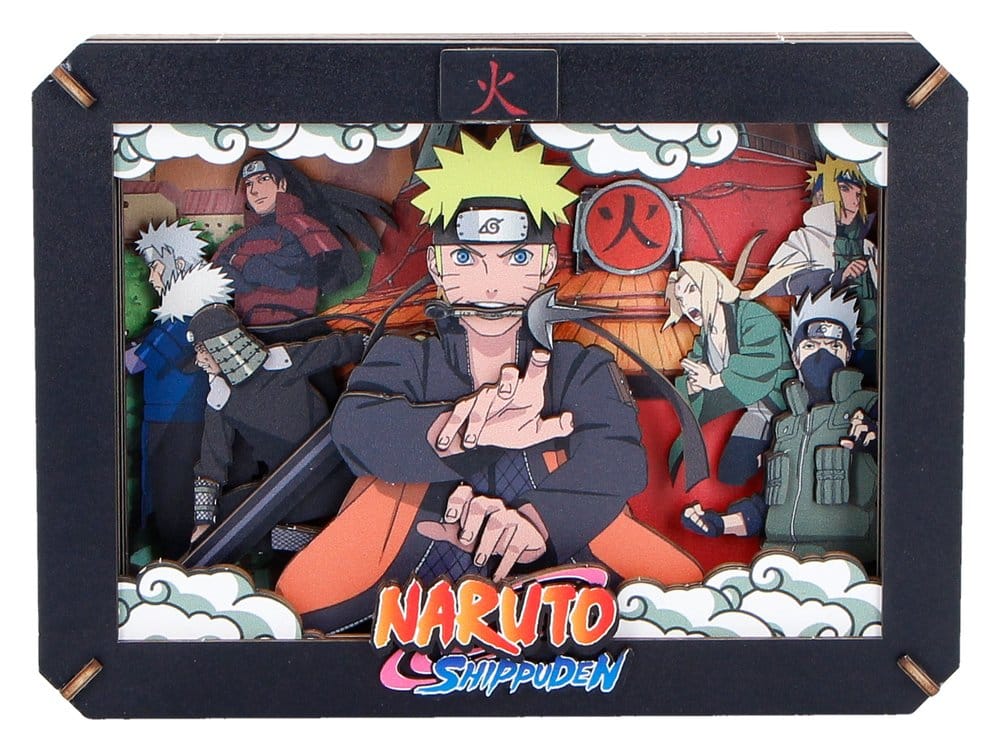 Naruto maquette Wooden Theatre Hokage (Medium) 10 cm