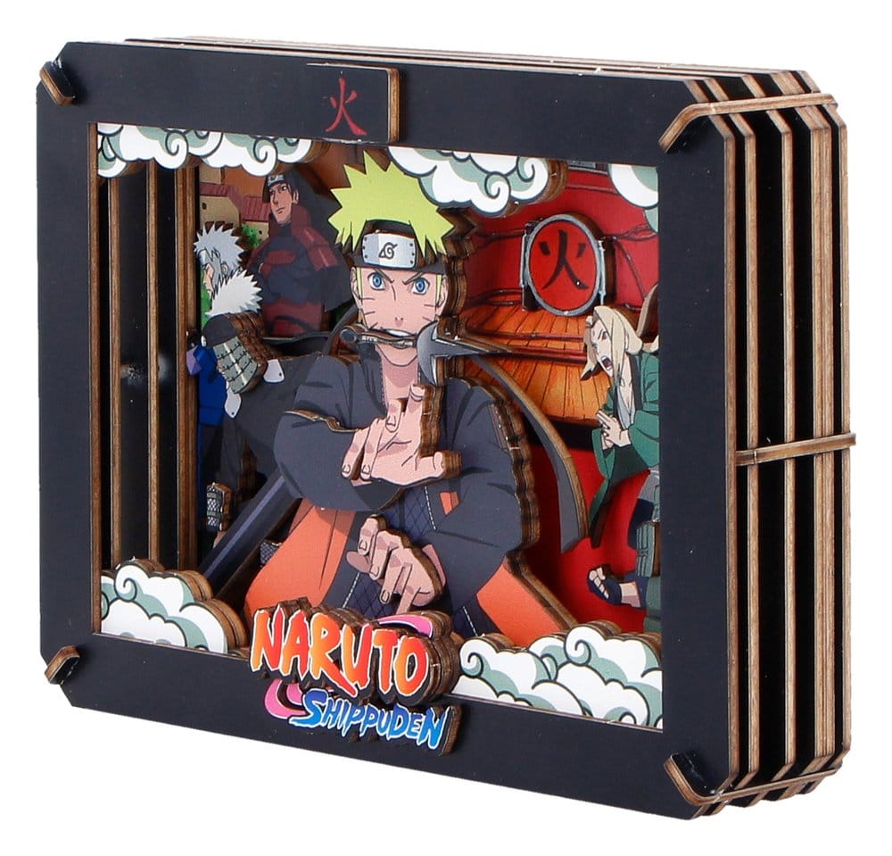 Naruto maquette Wooden Theatre Hokage (Medium) 10 cm