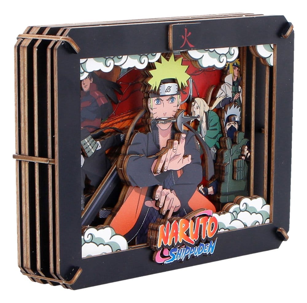 Naruto maquette Wooden Theatre Hokage (Medium) 10 cm