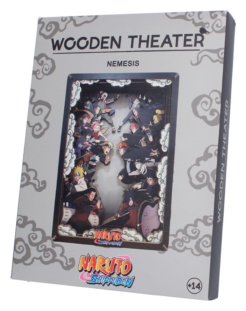 Naruto maquette Wooden Theatre Combat (Large) 26 cm