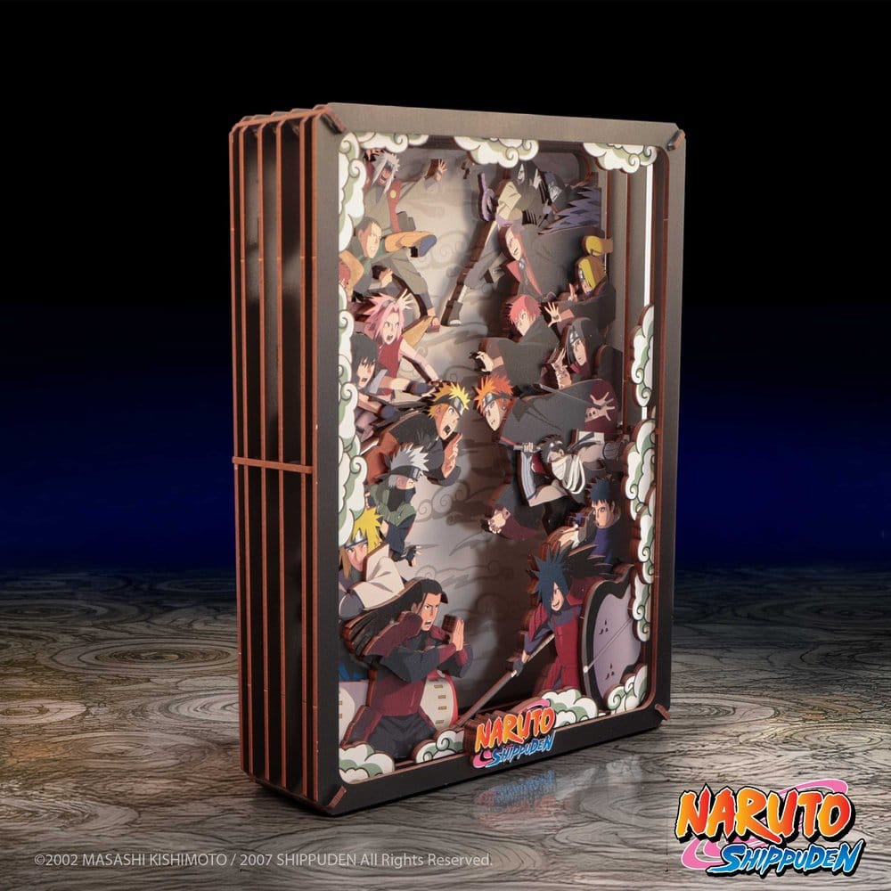Naruto maquette Wooden Theatre Combat (Large) 26 cm