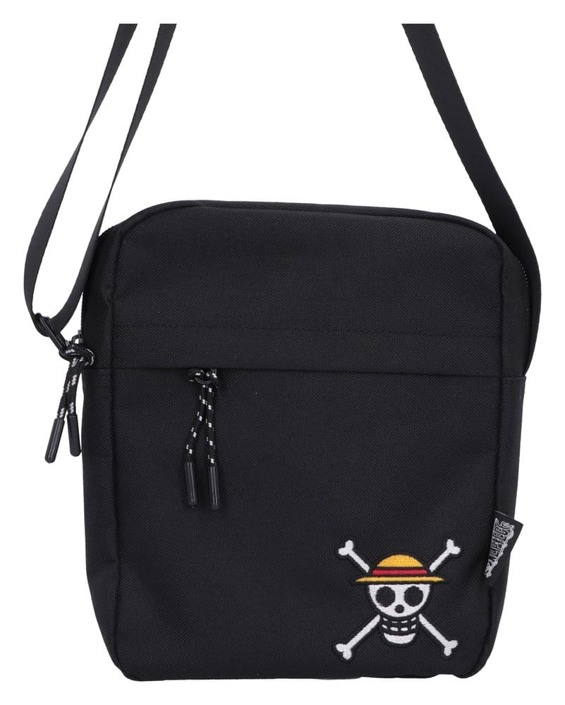 One Piece sac à bandoulière Luffy Jolly Roger (Black) 23 cm