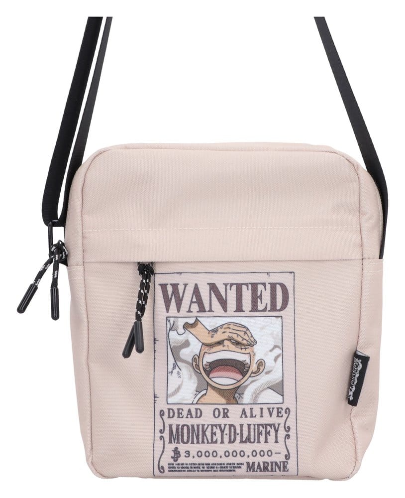 One Piece sac à bandoulière Luffy Wanted Poster 23 cm