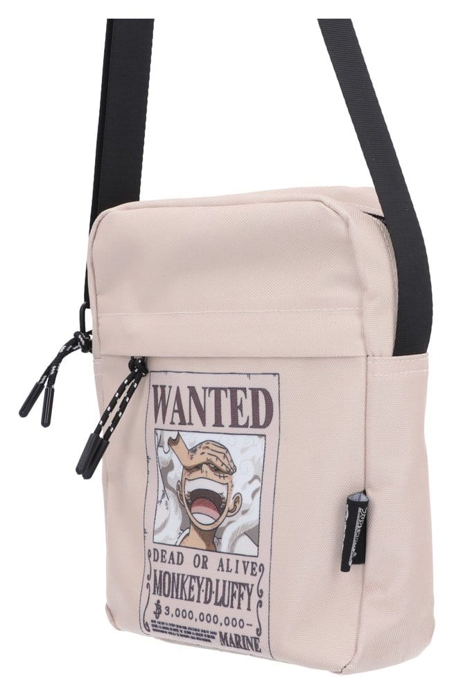 One Piece sac à bandoulière Luffy Wanted Poster 23 cm