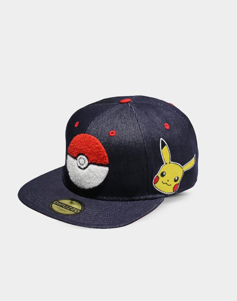 Pokémon casquette Snapback Denim Logo