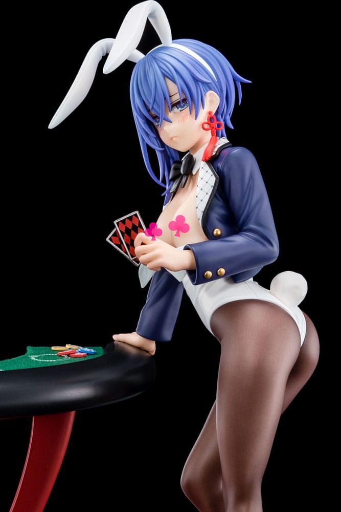 The Demon Sword Master of Excalibur Academy statuette 1/6 Sakuya Sieglinde wearing lapis lazuli blue bunny costume with Nip Slip Gimmick System 25 cm