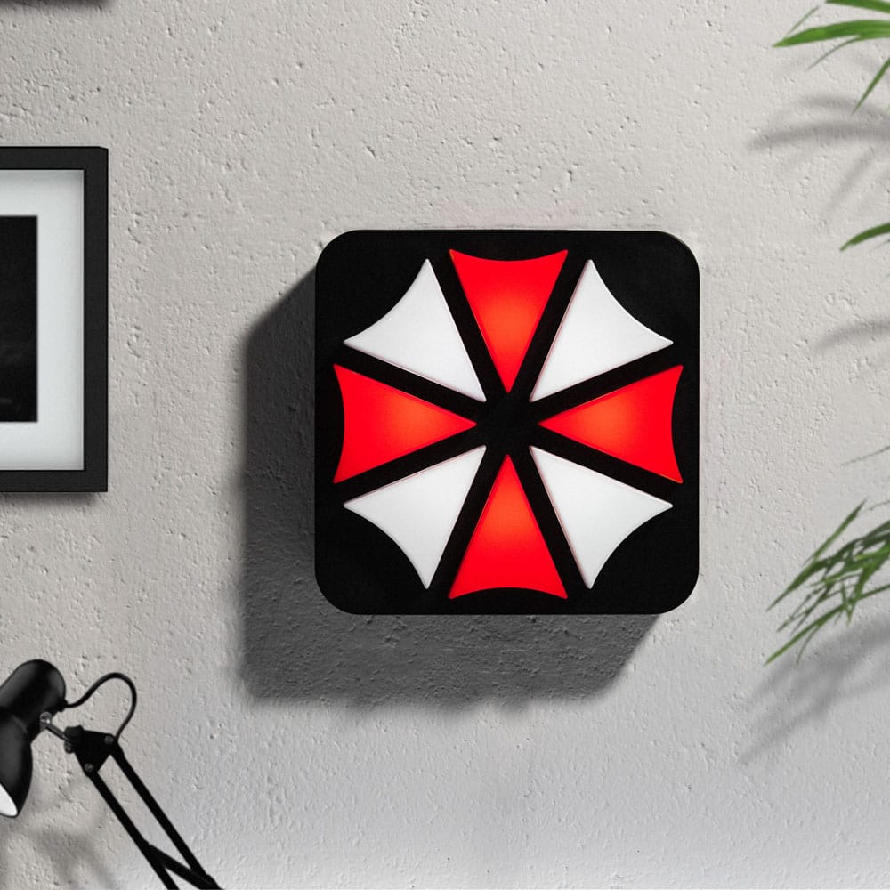 Resident Evil - Lampe de bureau / Applique murale 3D Logo d'Umbrella Corporation