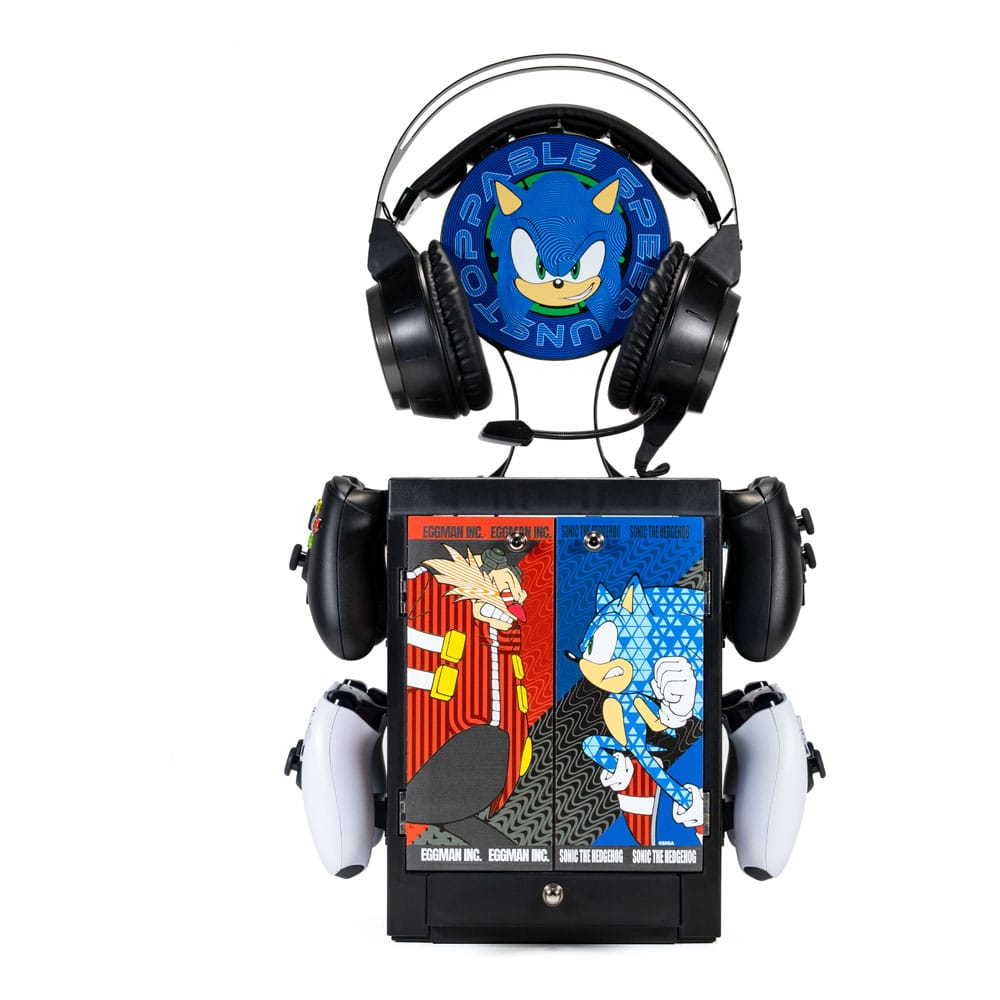 SEGA - Meuble de rangement officiel Sonic the Hedgehog pour gamer