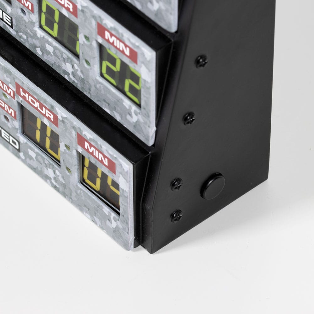 Retour vers le futur - Lampe de bureau / Applique murale 3D Console de la machine à remonter le temps de la DeLorean