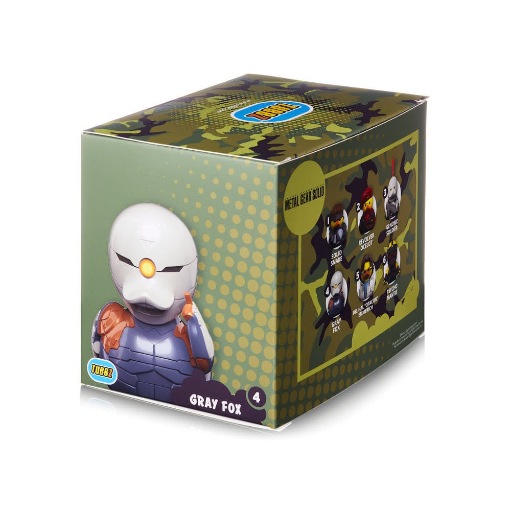 TUBBZ Canard de bain à collectionner - Metal Gear Solid - Gray Fox  (Édition standard)