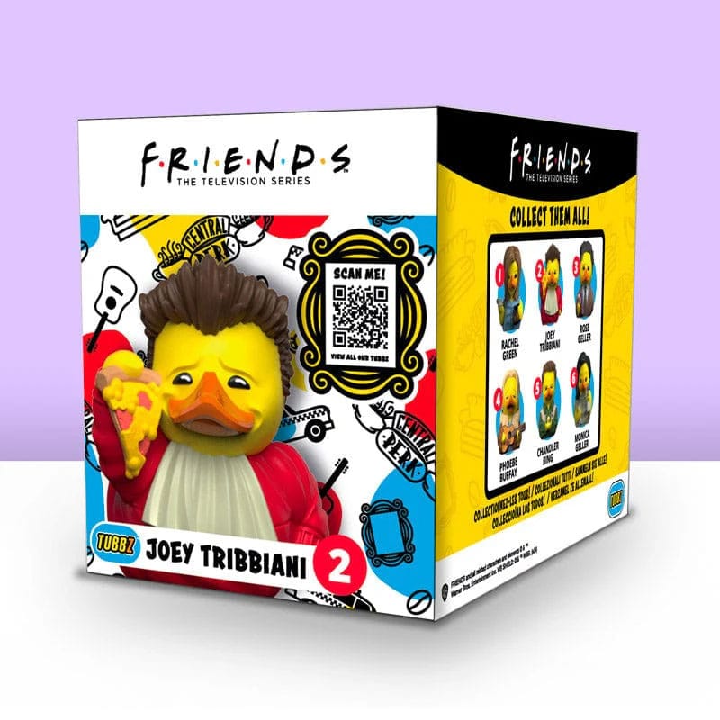 Numskull - Best of TUBBZ Boîte Canard de bain - Friends - Joey Tribbiani - 9cm