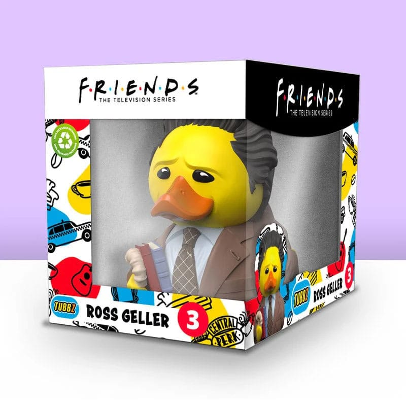 Numskull - Best of TUBBZ Boîte Canard de bain - Friends - Ross Geller - 9cm
