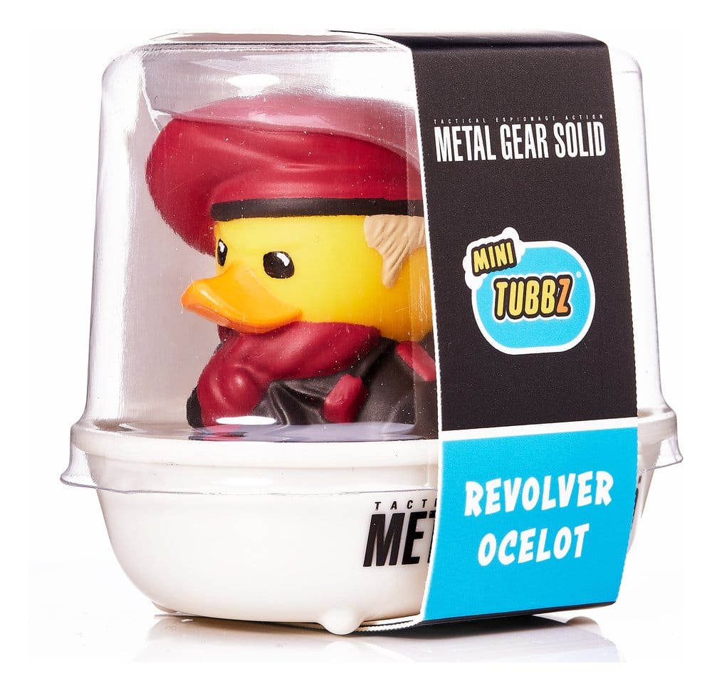Numskull - Mini TUBBZ Canard de bain - Metal Gear Solid - Revolver Ocelot (Édition baignoire) - 5cm
