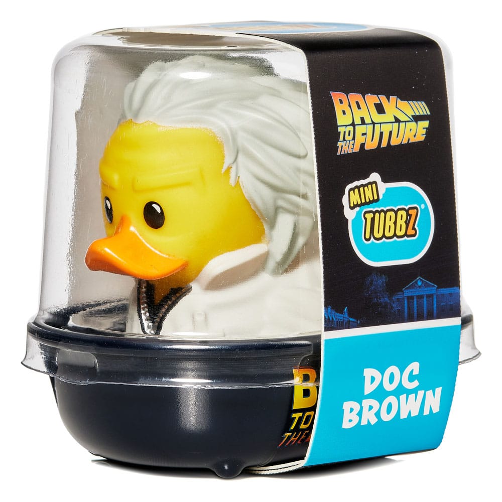 Numskull - Mini TUBBZ Canard de bain - Retour vers le Futur - Doc Brown (Édition baignoire) - 5cm