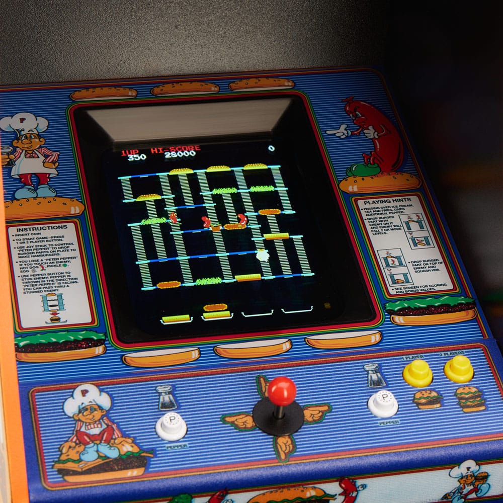 Burger Time mini borne d'arcade 44 cm
