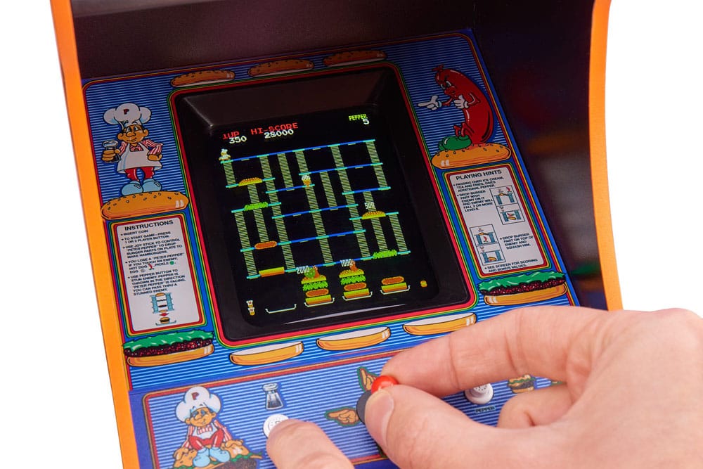 Burger Time mini borne d'arcade 44 cm