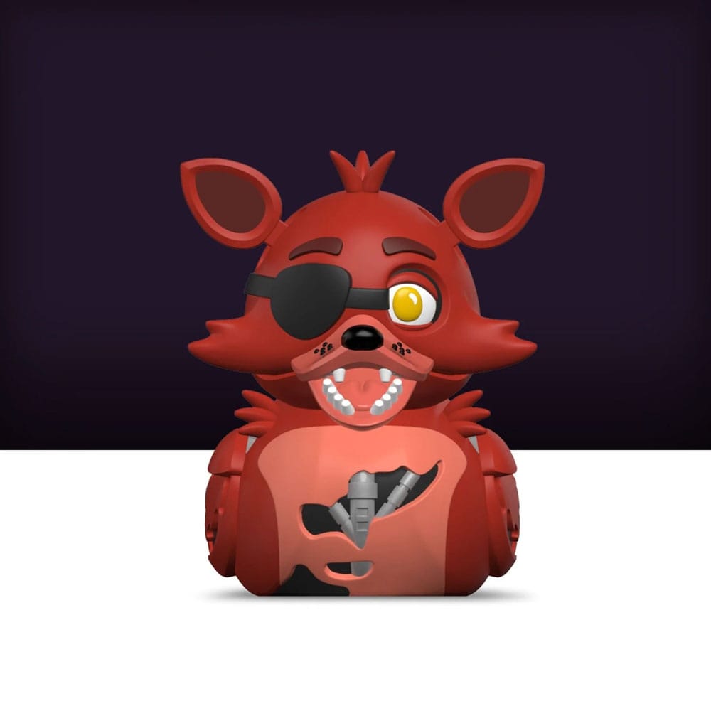 Numskull - Mini TUBBZ Canard de bain - Five Nights at Freddy's - Foxy (Édition baignoire) - 5cm