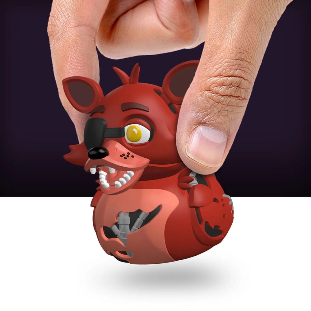 Numskull - Mini TUBBZ Canard de bain - Five Nights at Freddy's - Foxy (Édition baignoire) - 5cm