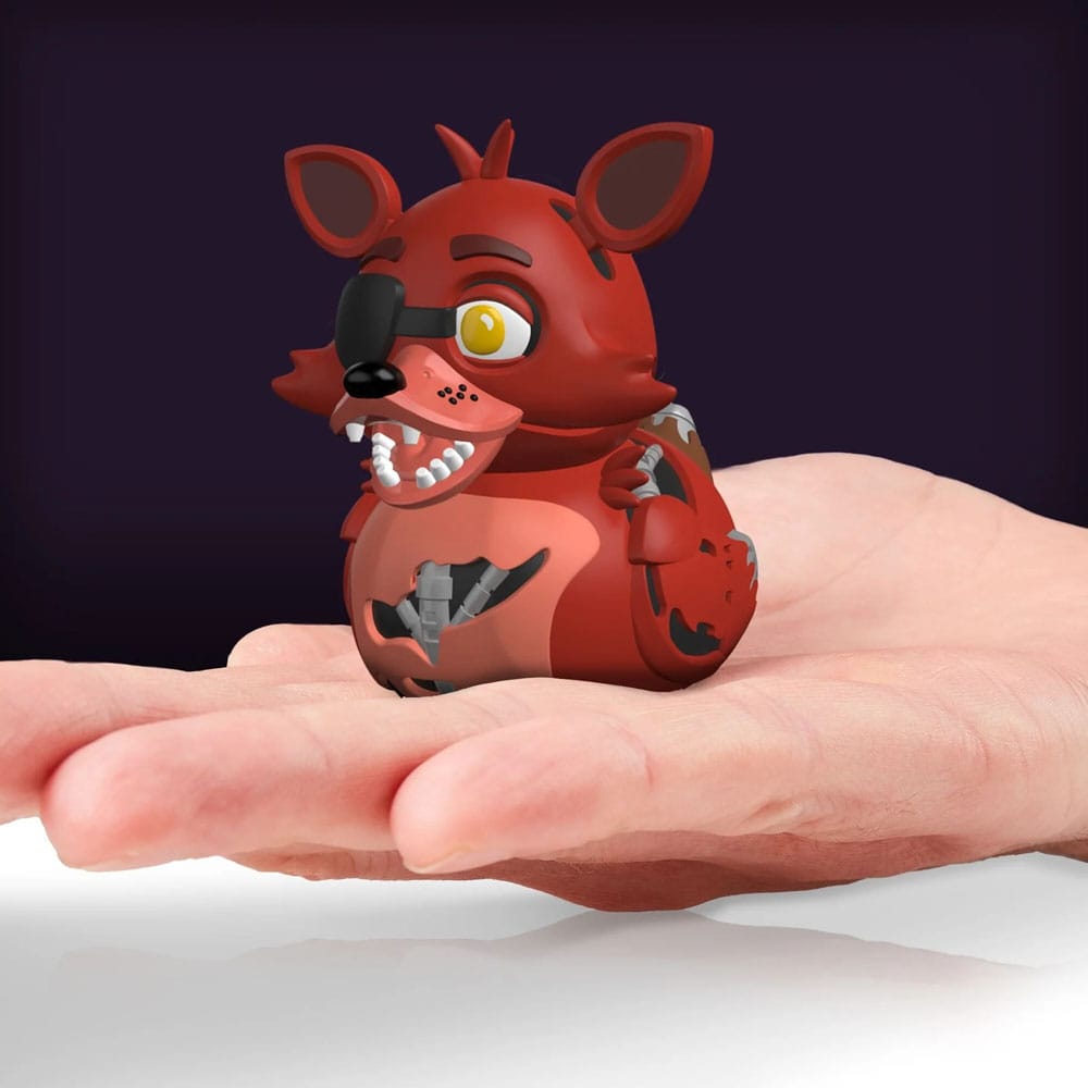 Numskull - Mini TUBBZ Canard de bain - Five Nights at Freddy's - Foxy (Édition baignoire) - 5cm