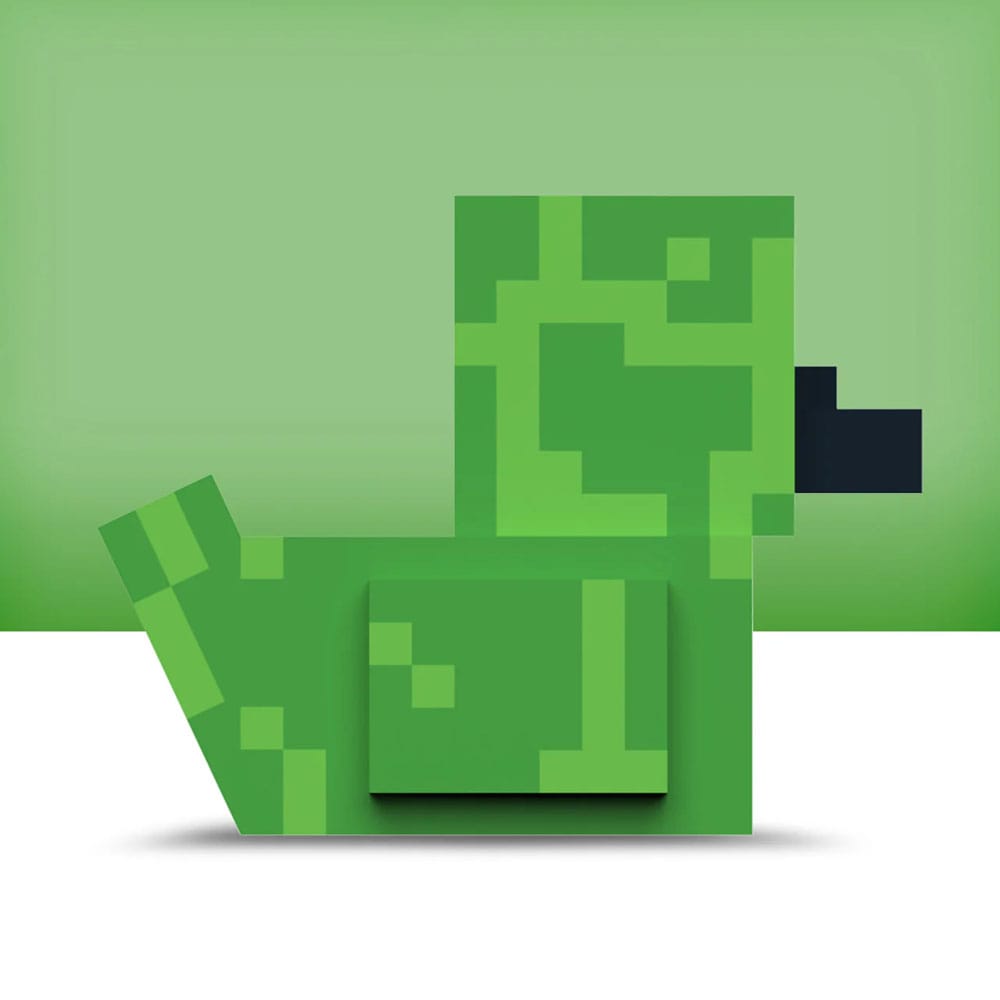 Numskull - TUBBZ Canard de bain - Minecraft - Creeper (Première Édition) - 9cm