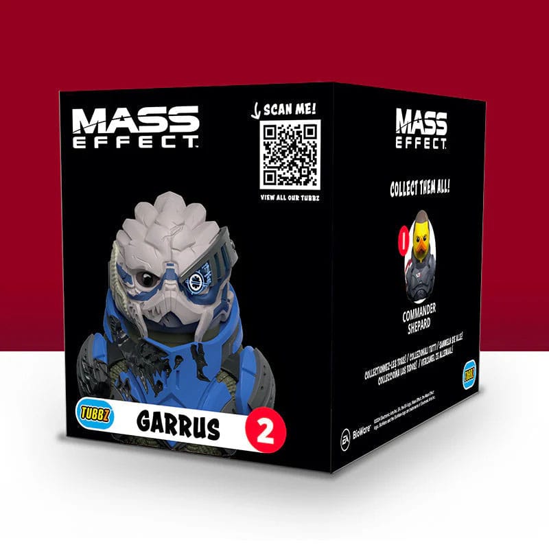 Numskull - Best of TUBBZ Boîte Canard de bain - Mass Effect - Garrus - 9cm