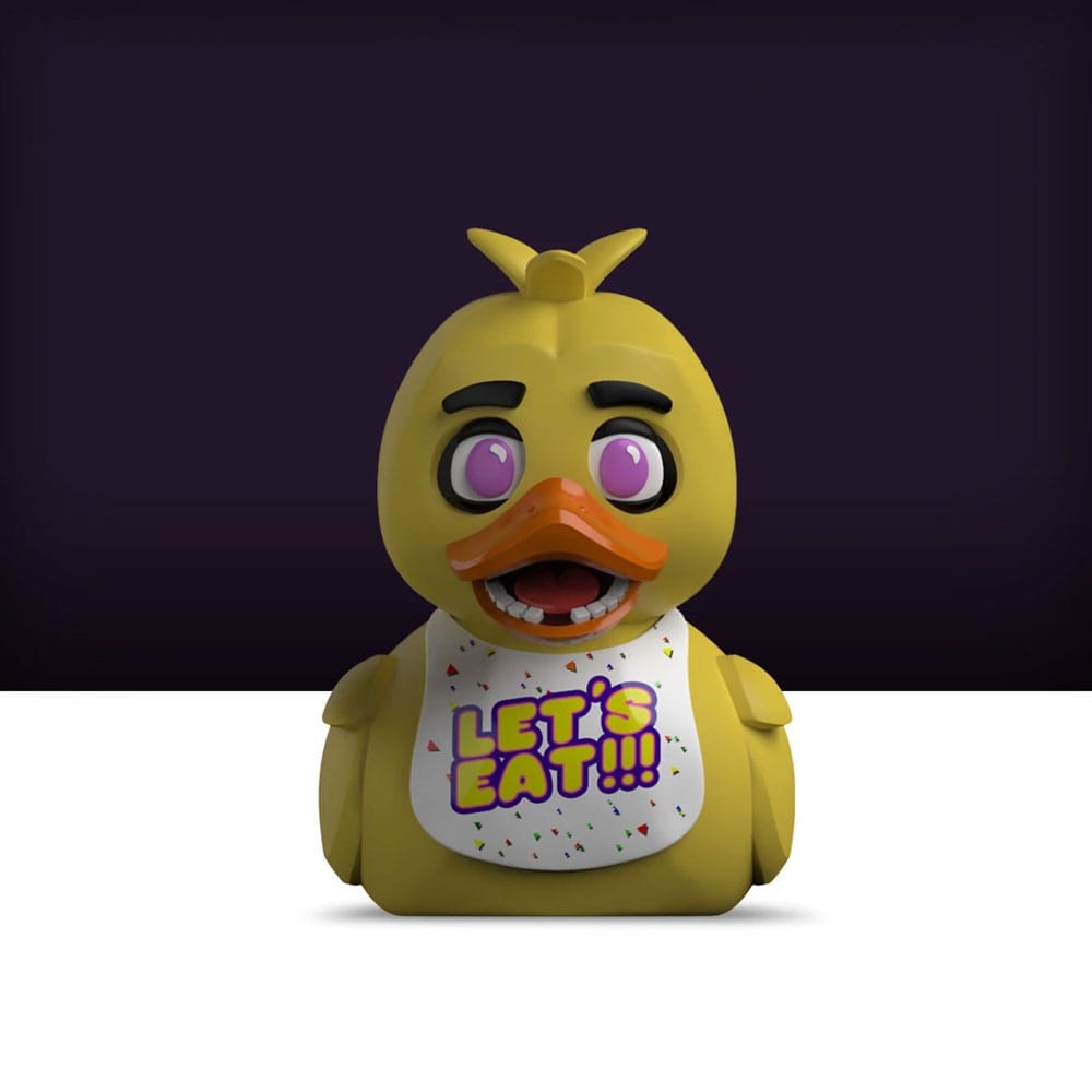 Numskull - Mini TUBBZ Canard de bain - Five Nights at Freddy's - Chica (Édition baignoire) - 5cm
