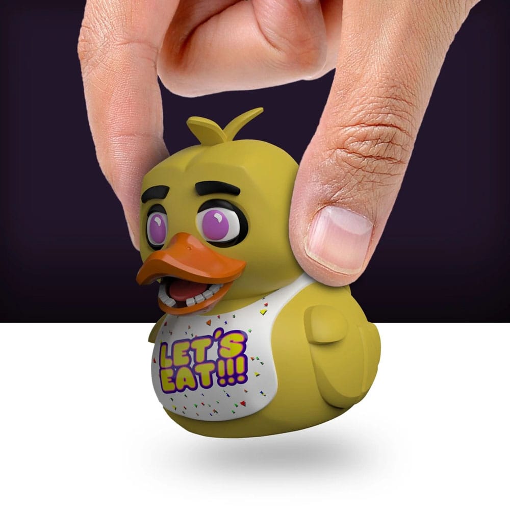 Numskull - Mini TUBBZ Canard de bain - Five Nights at Freddy's - Chica (Édition baignoire) - 5cm