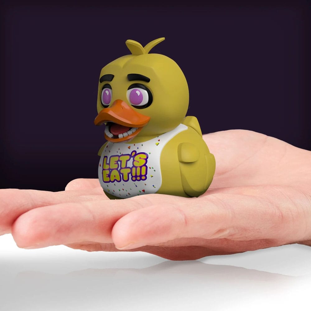 Numskull - Mini TUBBZ Canard de bain - Five Nights at Freddy's - Chica (Édition baignoire) - 5cm