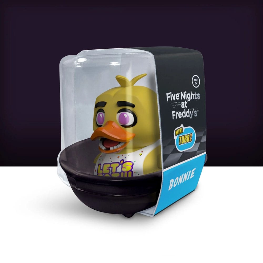 Numskull - Mini TUBBZ Canard de bain - Five Nights at Freddy's - Chica (Édition baignoire) - 5cm