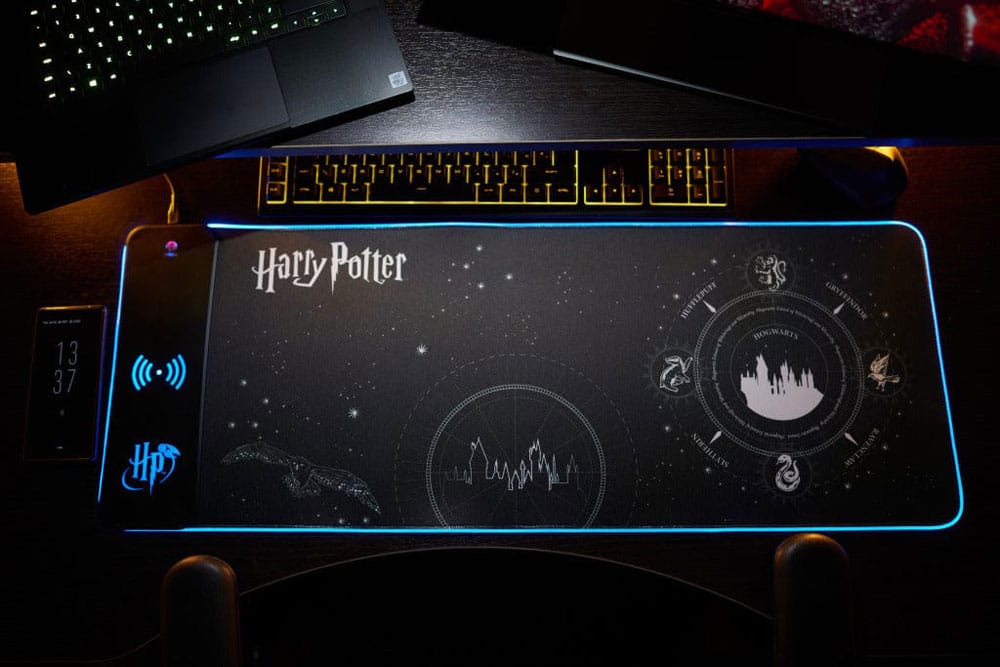 Numskull - Harry Potter - Tapis de souris de jeu XXL et chargeur sans fil
