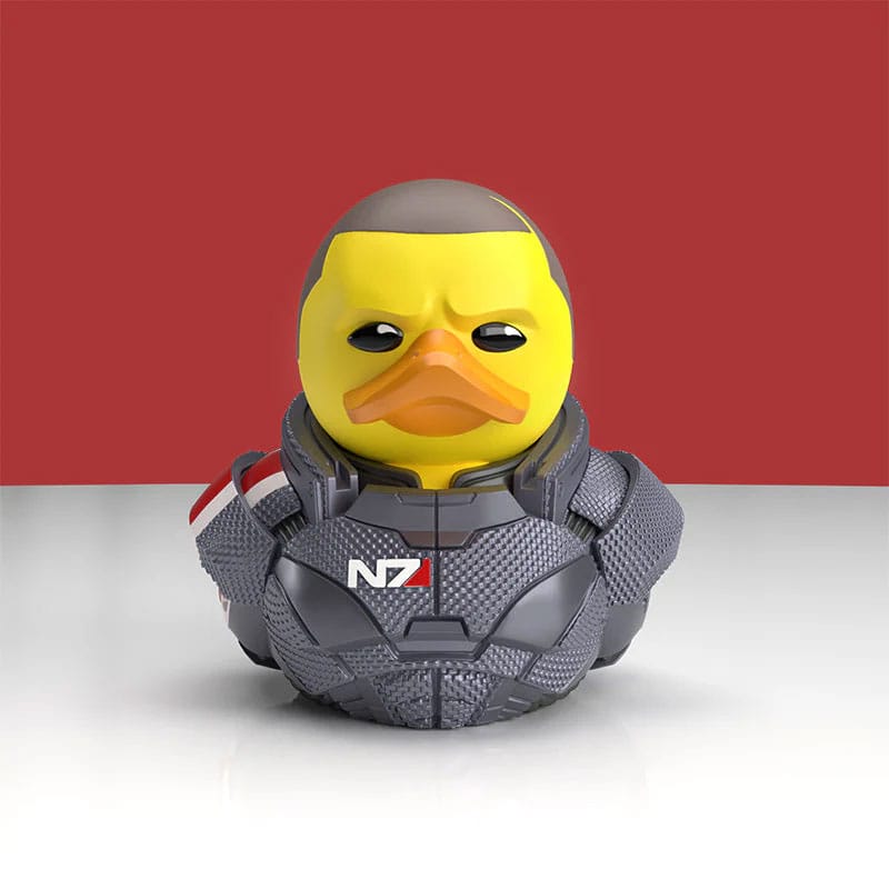 Numskull - Mini TUBBZ Canard de bain - Mass Effect - Commandant Shepard (Homme) (Édition baignoire) - 5cm