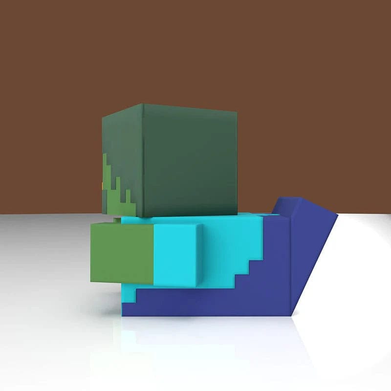 Numskull - TUBBZ Canard de bain - Minecraft - Zombie (Première Édition) - 9cm