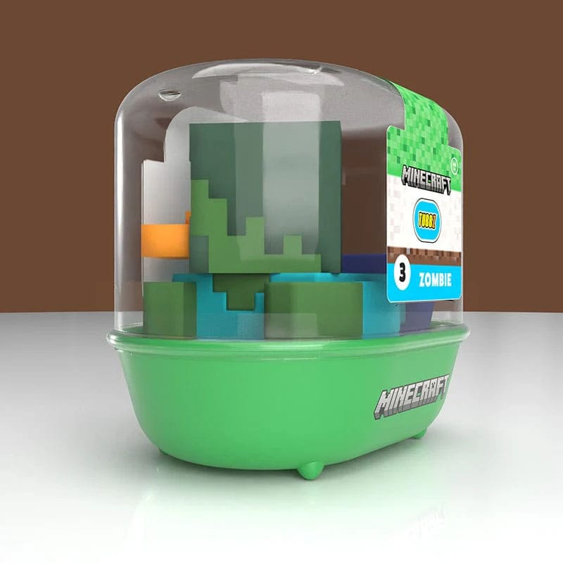 Numskull - TUBBZ Canard de bain - Minecraft - Zombie (Première Édition) - 9cm