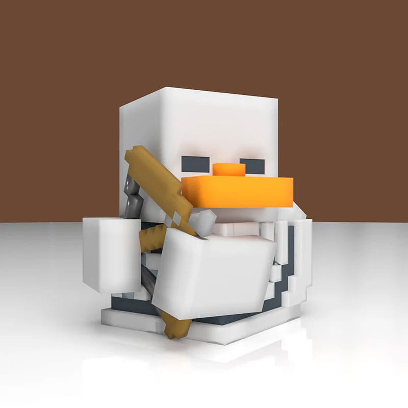 Numskull - TUBBZ Canard de bain - Minecraft - Squelette (Première Édition) - 9cm