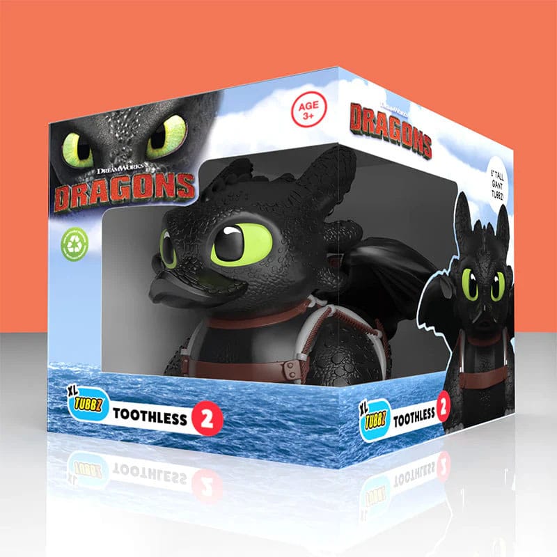 Numskull - TUBBZ Canard de bain - Dragons - Krokmou (Taille Géante) - 23cm