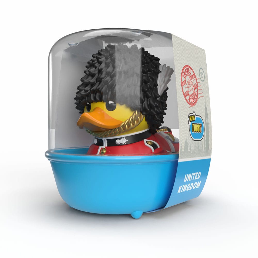 Numskull - Mini TUBBZ Canard de bain - Voyage - UK (Édition baignoire) - 5cm