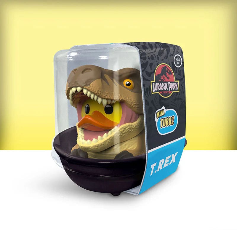Numskull - Mini TUBBZ Canard de bain - Jurassic Park - T-Rex (Édition baignoire) - 5cm