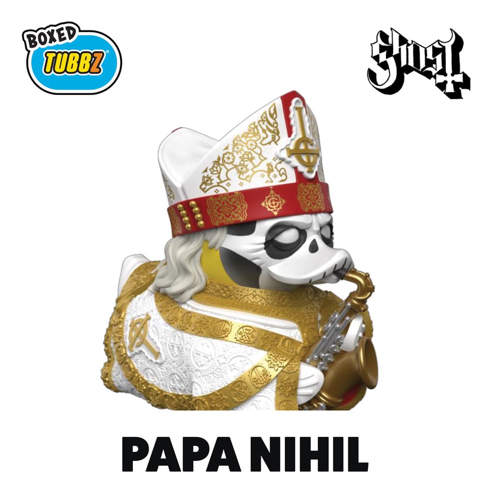 Numskull - Best of TUBBZ Boîte Canard de bain - Ghost - Papa Nihil - 9cm